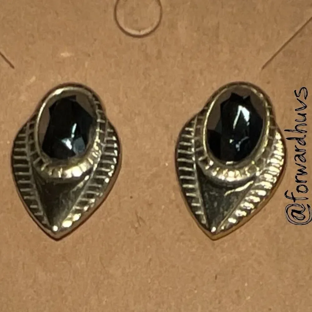 Bundle Sale 3 for $15 | Cufflinks with Black Centers - Incomplete Back